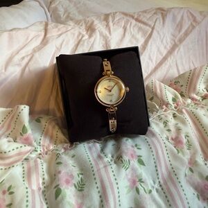 Coach Bangle Gold-Tone Women's Watch